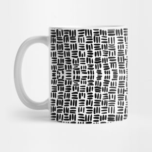 STRIPES PATTERN BLACK Mug